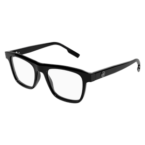 MONT BLANC MB0203O 004 Shiny Black Men's Large 55 mm Eyeglasses