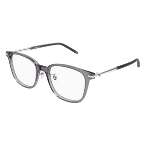 MONT BLANC MB0247OK 005 Grey Transparent Men's 54 mm Eyeglasses