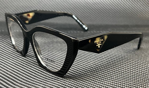 PRADA PR 09YV 1AB1O1 Black Women's 54 mm Eyeglasses