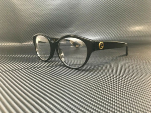 GUCCI GG0099OA 001 Black Demo Lens Women's Eyeglasses 53 mm