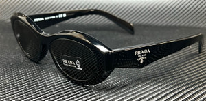 PRADA PR 26ZS 16K08Z Black Dark Grey Women's 55 mm Sunglasses