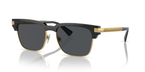VERSACE VE4447 GB1 87 Black Dark Grey Men's 55 mm Sunglasses