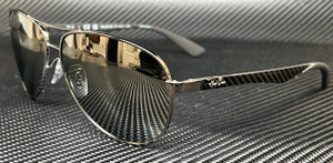RAY BAN RB8313 004 K6 Titanium Grey Polarized 61 mm Men's Sunglasses