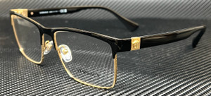 VERSACE VE1285 1443 Black Gold Men's 56 mm Eyeglasses