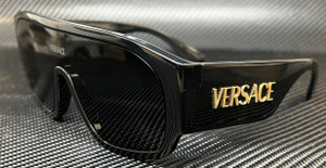 VERSACE VE4439 GB1 87 Black Dark Grey Women's 68 mm Sunglasses