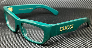 GUCCI GG1297O 002 Green Men's 53 mm Medium Eyeglasses