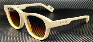 GUCCI GG1238S 003 Ivory Unisex Small 53 mm Sunglasses