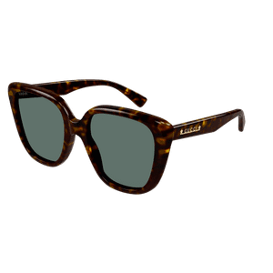 GUCCI GG1169S 003 Brown Green Medium 54 mm Women's Sunglasses