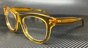 GUCCI GG1086O 006 Yellow Women's Large 53 mm Eyeglasses