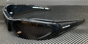 BALENCIAGA BB0253S 001 Black Unisex Extra Large 80 mm Sunglasses