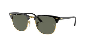 RAY BAN RB3016F 901 58 Black Square Unisex Polarized 55 mm Sunglasses