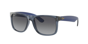 RAY BAN RB4165 6596T3 Transparent Blue Grey Polarized Men's 51 mm Sunglasses
