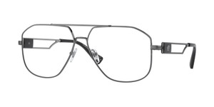 VERSACE VE1287 1001 Gunmetal Men's 59 mm Large Eyeglasses