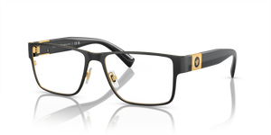 VERSACE VE1274 1436 Matte Black Rectangle Men's 57 mm Eyeglasses