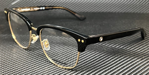 MONT BLANC MB0259OK 005 Black Gold Large Men's 55 mm Eyeglasses