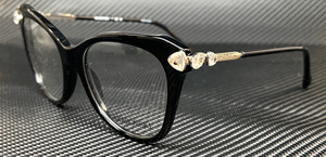 SWAROVSKI SK2012 1038 Black Silver Women's 53 mm Eyeglasses