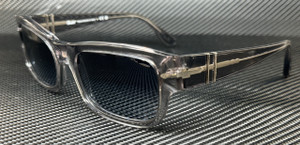 PERSOL PO3326S 309 Q8 Transparent Grey Men's 57 mm Sunglasses