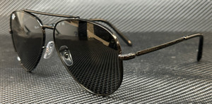 RAY BAN RB3625 002 B1 Black Grey Unisex New Aviator 62 mm Sunglasses
