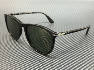 PERSOL PO3314S 95 31 Black Green Unisex 57 mm Sunglasses