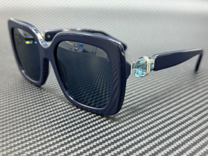 SWAROVSKI SK6001 100455 Opal Blue Women's 55 mm Sunglasses