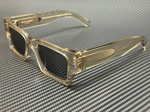 SAINT LAURENT SL 572 003 Beige Silver Mirror Unisex 50 mm Sunglasses