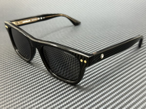 MONT BLANC MB0254S 001 Black Grey 53 mm Large 53 mm Sunglasses