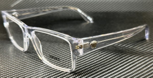 VERSACE VE3342F 148 Crystal Silver Men's 57 mm Eyeglasses
