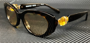 SWAROVSKI SK6002F 1002 8 Brown Havana Women's 54 mm Sunglasses