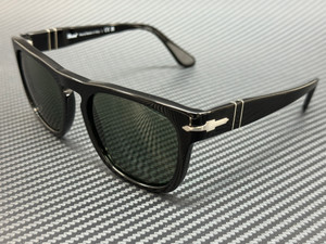 PERSOL PO3333S 95 31 Black Green Men's 54 mm Sunglasses