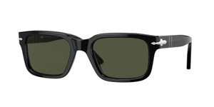 PERSOL PO3272S 95 31 Black Green Men's 53 mm Sunglasses