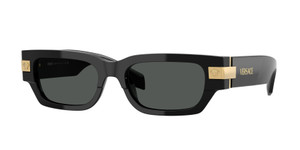 VERSACE VE4465 GB1 87 Black Grey Men's 53 mm Sunglasses