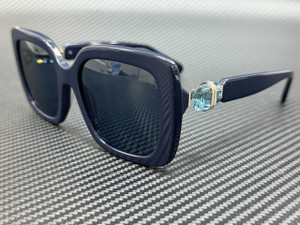SWAROVSKI SK6001F 100455 Opal Blue Women's 55 mm Sunglasses