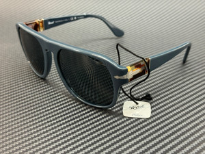 PERSOL PO3310S 11893R Blue Polarized Unisex 57 mm Sunglasses
