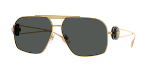 VERSACE VE2269 100287 Gold Green Men's 62 mm Sunglasses