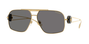 VERSACE VE2269 100281 Gold Grey Polarized Men's 62 mm Sunglasses