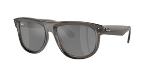 RAY BAN RBR0501S 6707GS Transparent Dark Grey Unisex 56 mm Sunglasses