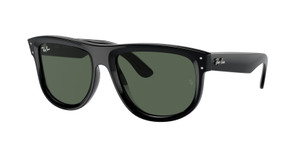 RAY BAN RBR0501S 6677VR Black Dark Green Unisex 56 mm Sunglasses