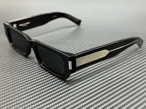 SAINT LAURENT SL 660 001 Black Dark Black Unisex 54 mm Medium Sunglasses