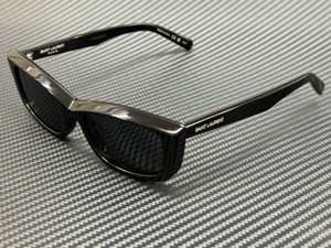 SAINT LAURENT SL 658 001 Black Grey Women's 54 mm Small Sunglasses