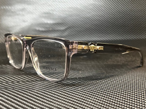 VERSACE VE3303 593 Transparent Grey Rectangle 57 mm Men's Eyeglasses VERSACE VE3303 593 Transparent Grey Rectangle 57 mm Men's Eyeglasses
