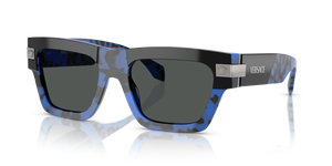 VERSACE VE4464 545887 Havana Blue Grey Men's 55 mm Sunglasses