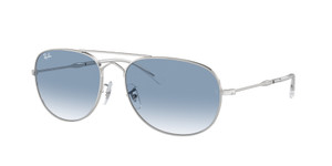 RAY BAN RB3735 003 3F Silver Gradient Blue Unisex 57 mm Sunglasses