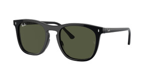 RAY BAN RB2210 901 31 Black Green Unisex 53 mm Sunglasses