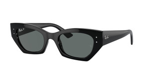 RAY BAN RB4430 667781 Black Grey Polarized Unisex 52 mm Sunglasses