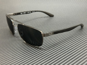 RAY BAN RB3737 004 87 Gunmetal Dark Grey Unisex 60 mm Sunglasses
