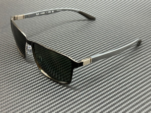 RAY BAN RB3721 914471 Black Dark Green Unisex 59 mm Sunglasses