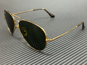 RAY BAN RB8089 926531 Arista Gold Green Titanium Unisex 58 mm Sunglasses