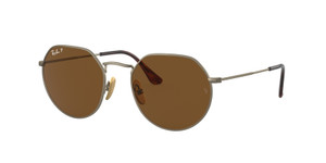 RAY BAN RB8165 920757 Matte Brown Polarized Titanium 51 mm Unisex Sunglasses