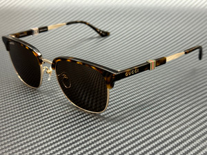 GUCCI GG1499SK 002 Gold Brown Havana Extra Large 55 mm Sunglasses