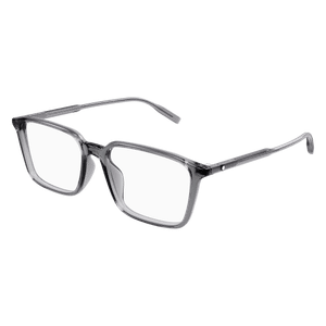 MONT BLANC MB0293OA 003 Grey Transparent Men's Medium 54 mm Eyeglasses